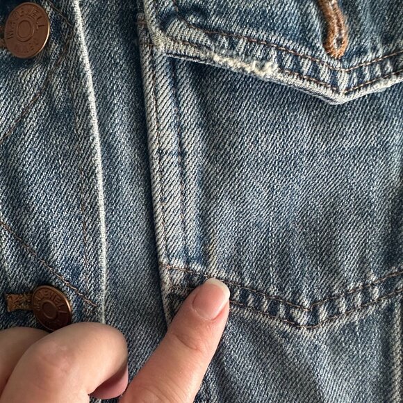 Madewell The Oversized Jean Jacket Medium Wash - Picture 8 of 10